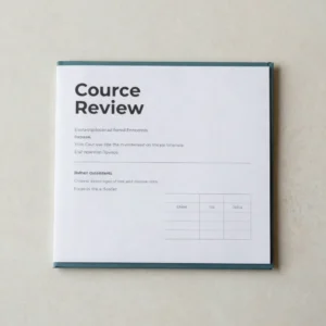 Level E Certificate Review